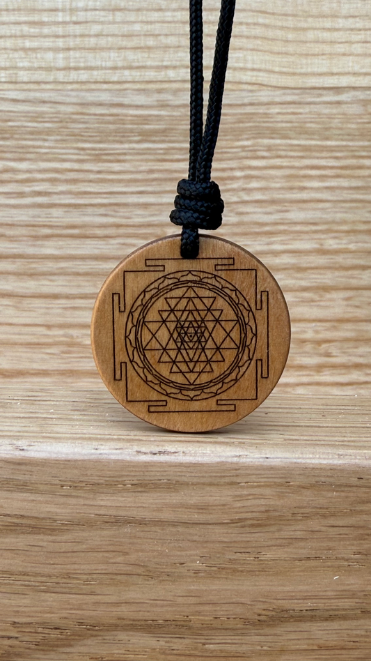 Ciondolo Sri Yantra - Sacred Geometry Pendant