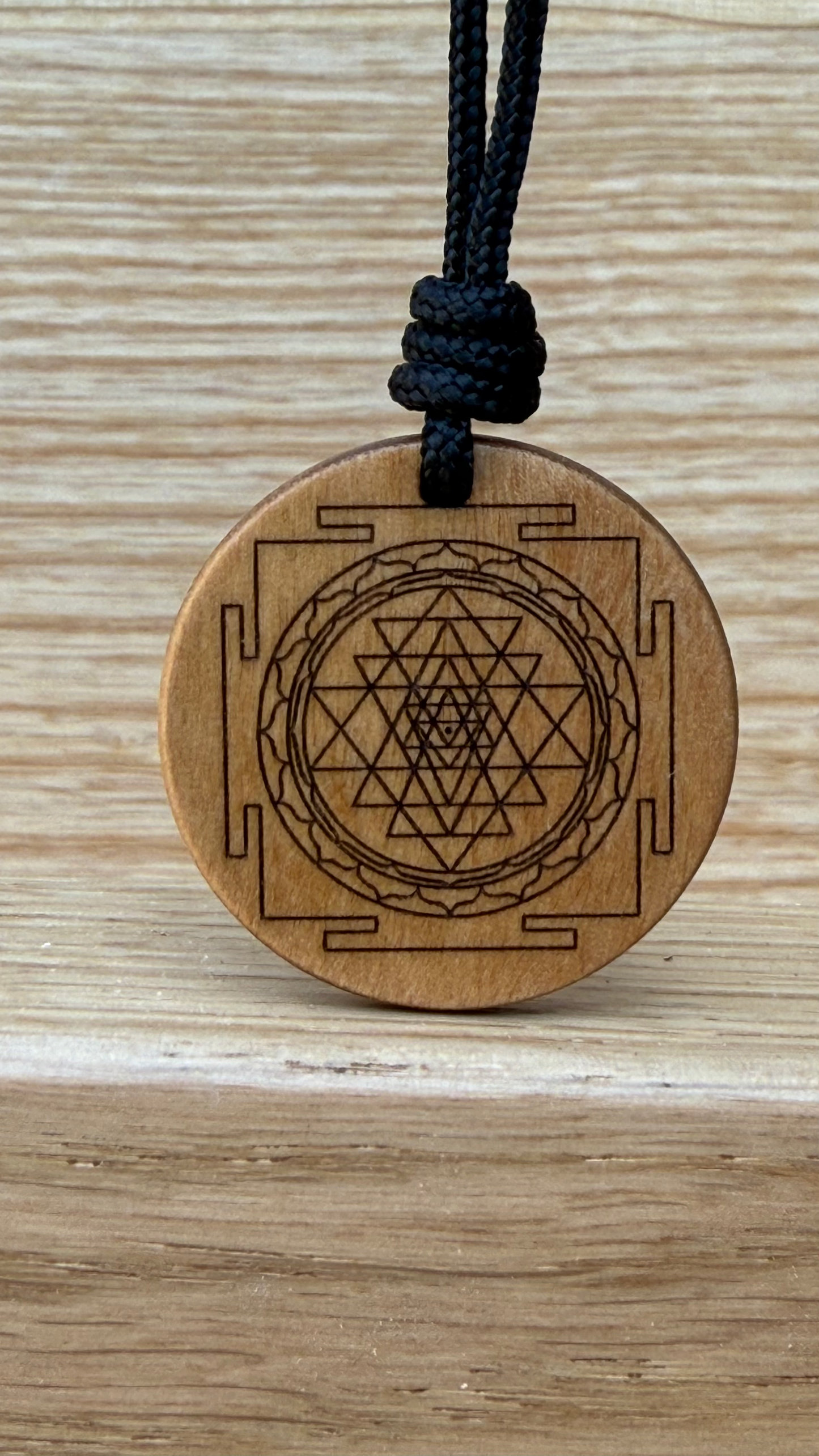 Ciondolo Sri Yantra - Sacred Geometry Pendant