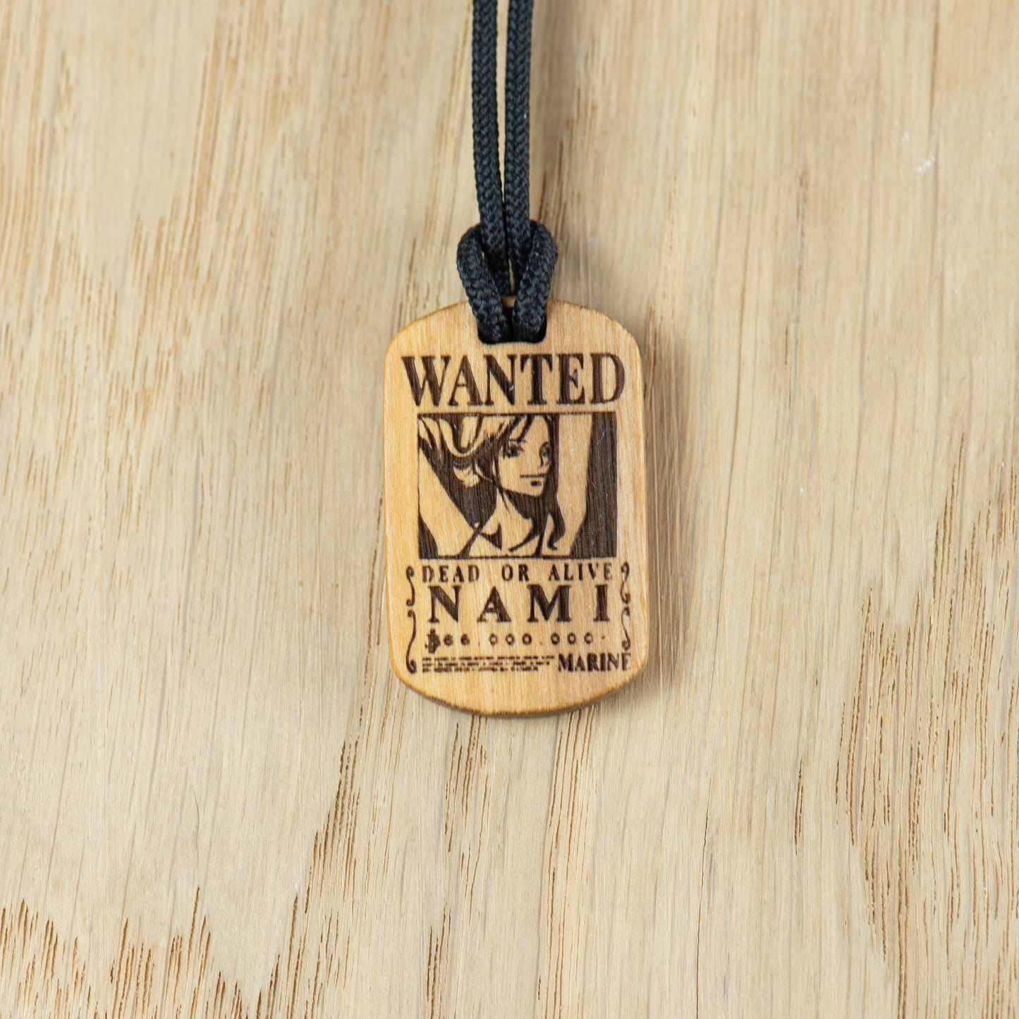 Ciondolo Dogtag "Wanted" - Nami