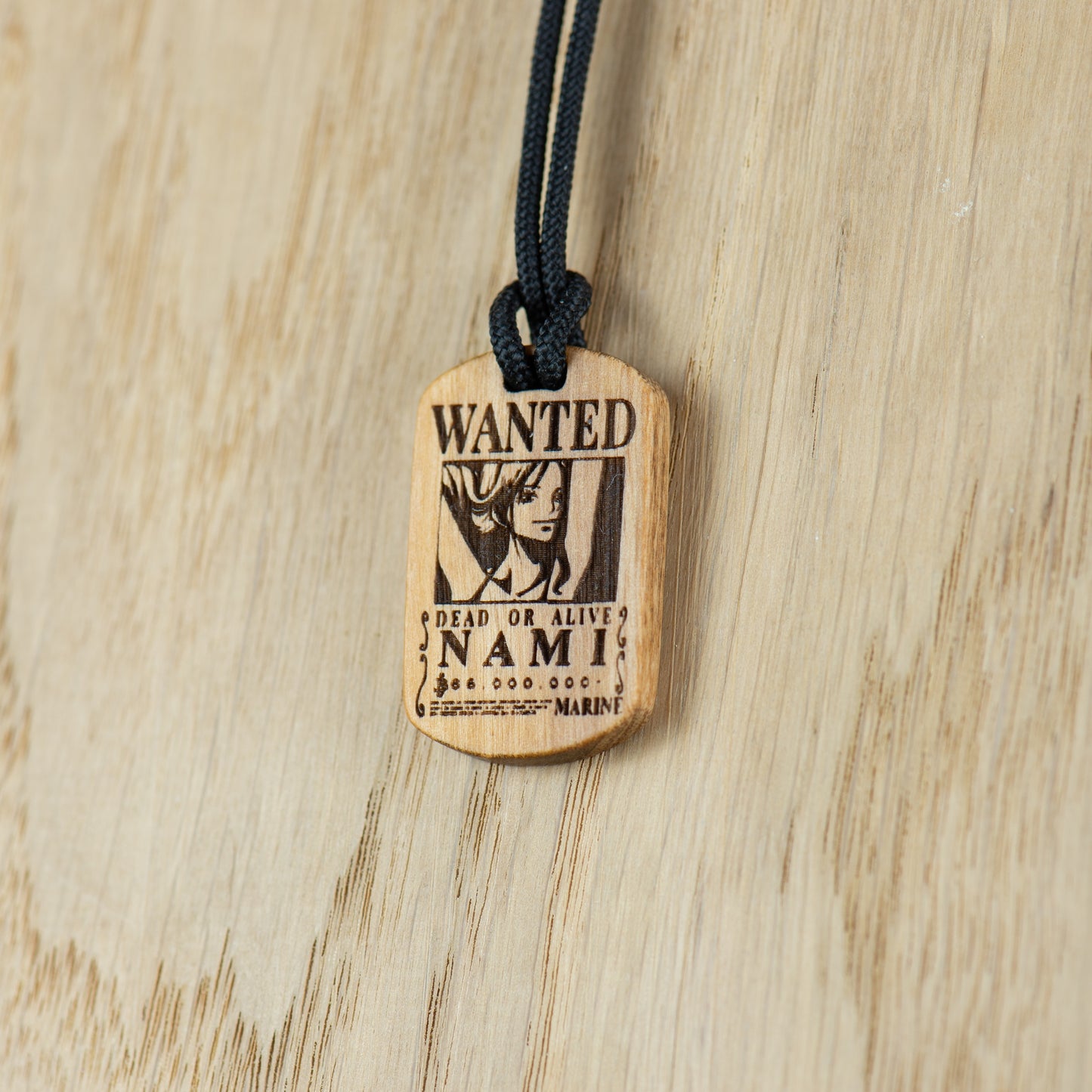Ciondolo Dogtag "Wanted" - Nami