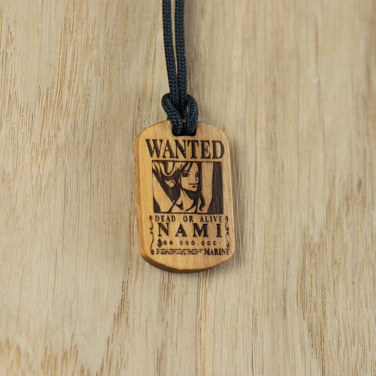 Ciondolo Dogtag "Wanted" - Nami