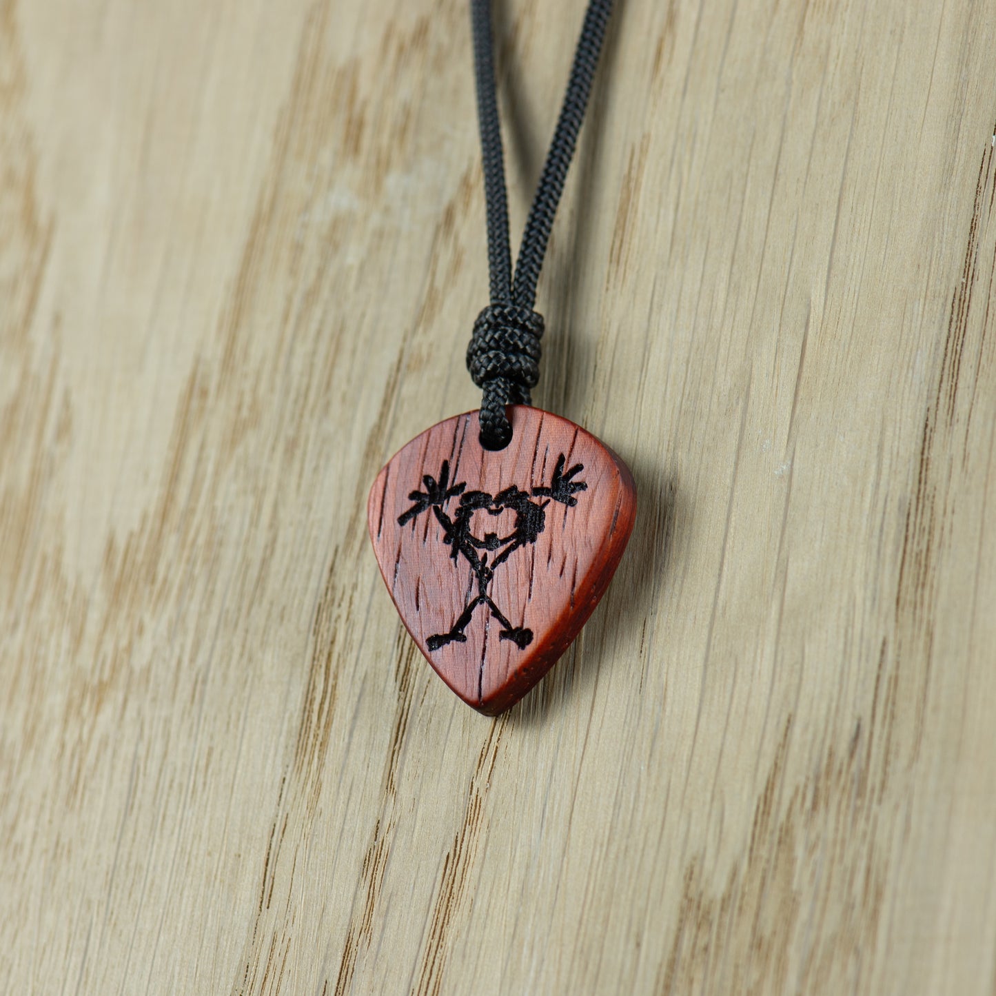 Ciondolo Plettro "Alive" - Padauk