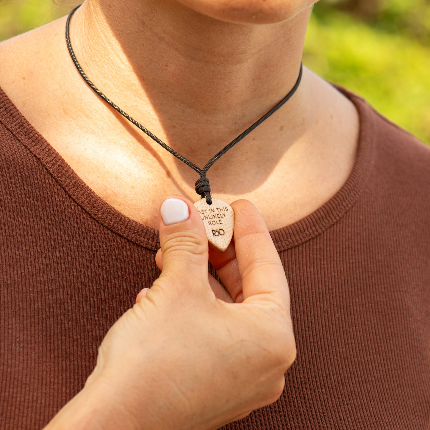 Pick Pendant "Limelight" - Swamp Ash