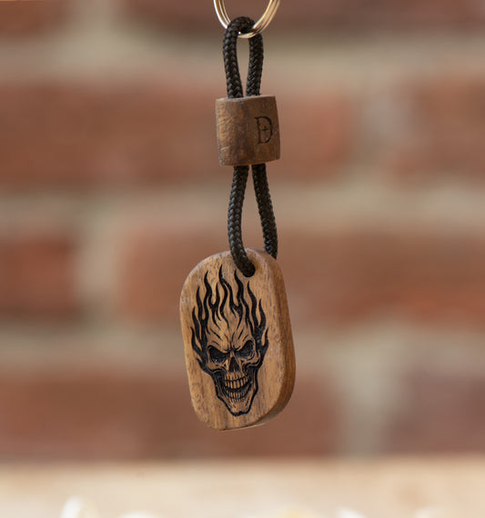 Portachiavi Skull Rider - Noce