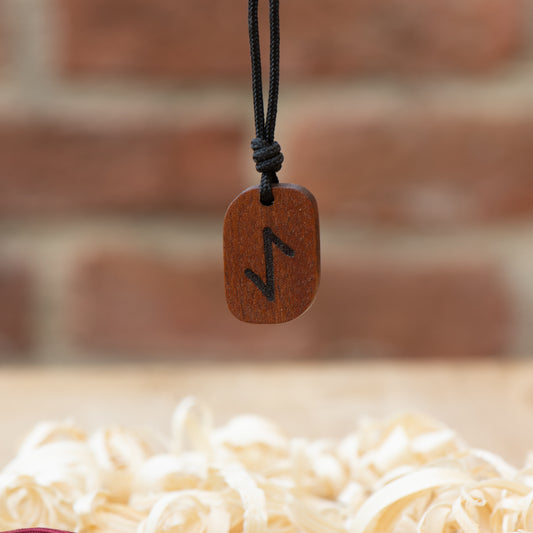 Amuleto runico – Eihwaz • Albero sacro, Protezione, Tenacia