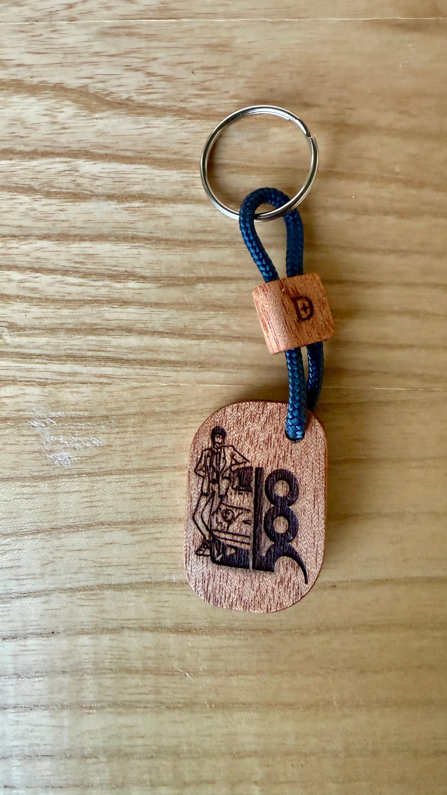 Portachiavi in legno “500 classica e Lupin III”