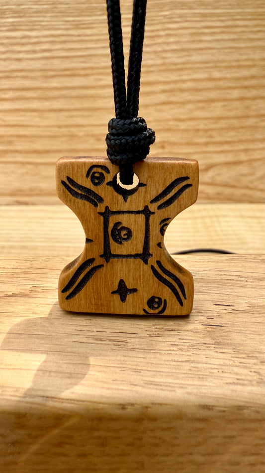 ciondolo in legno star wars anakin