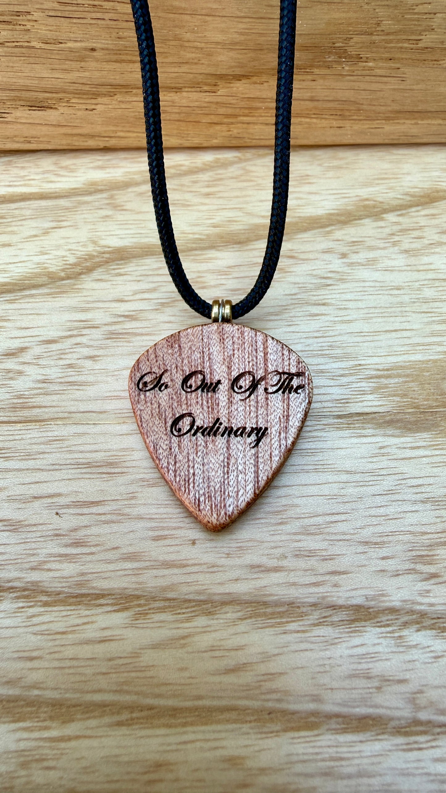Dogstar Pick Signature - Custom Wood Pendant