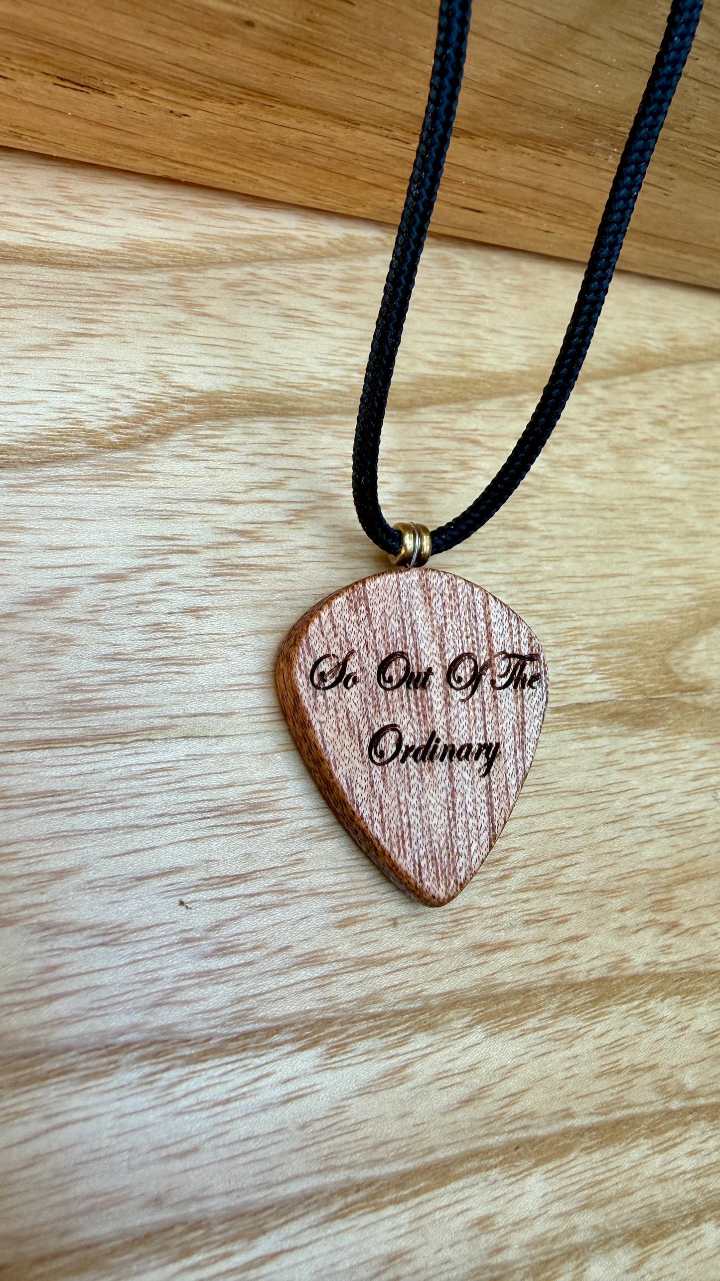 Dogstar Pick Signature - Custom Wood Pendant