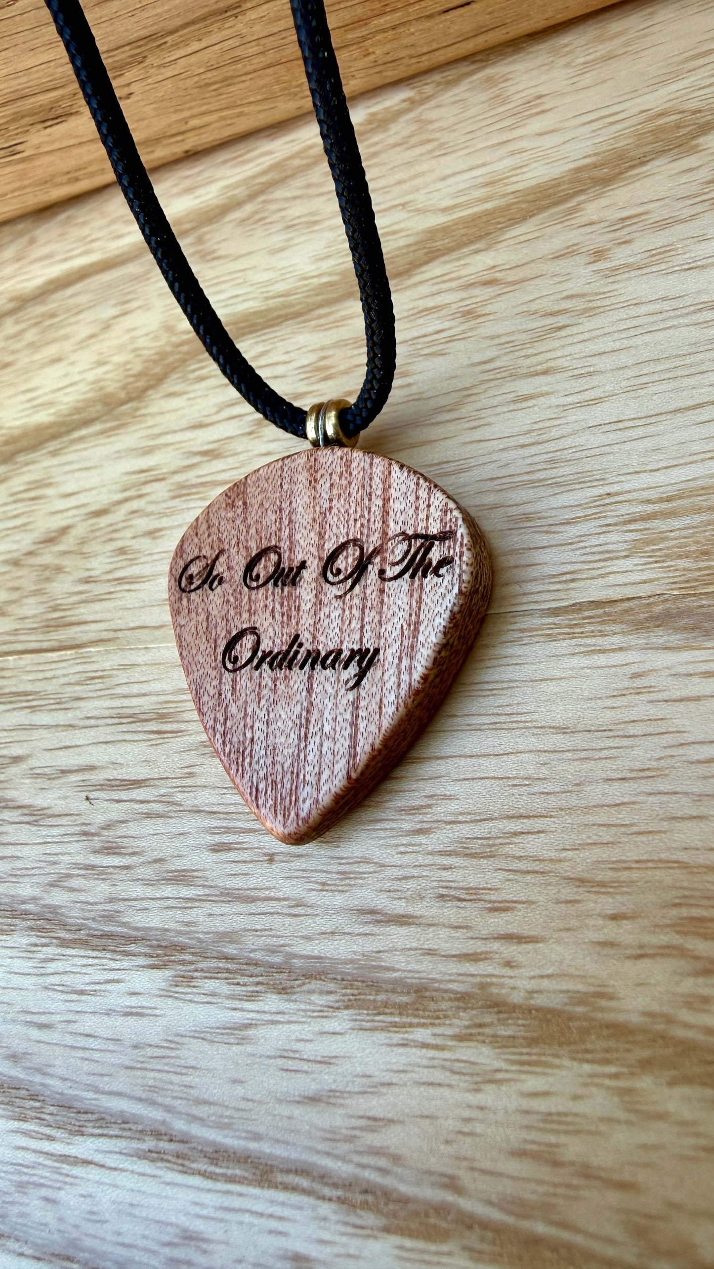 Dogstar Pick Signature - Custom Wood Pendant