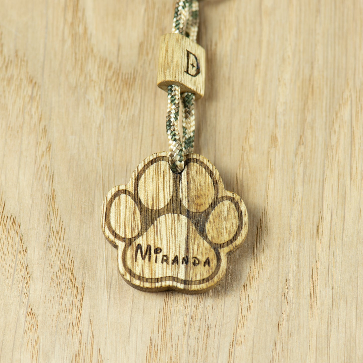 Portachiavi Pet – Cane in Korina Wood