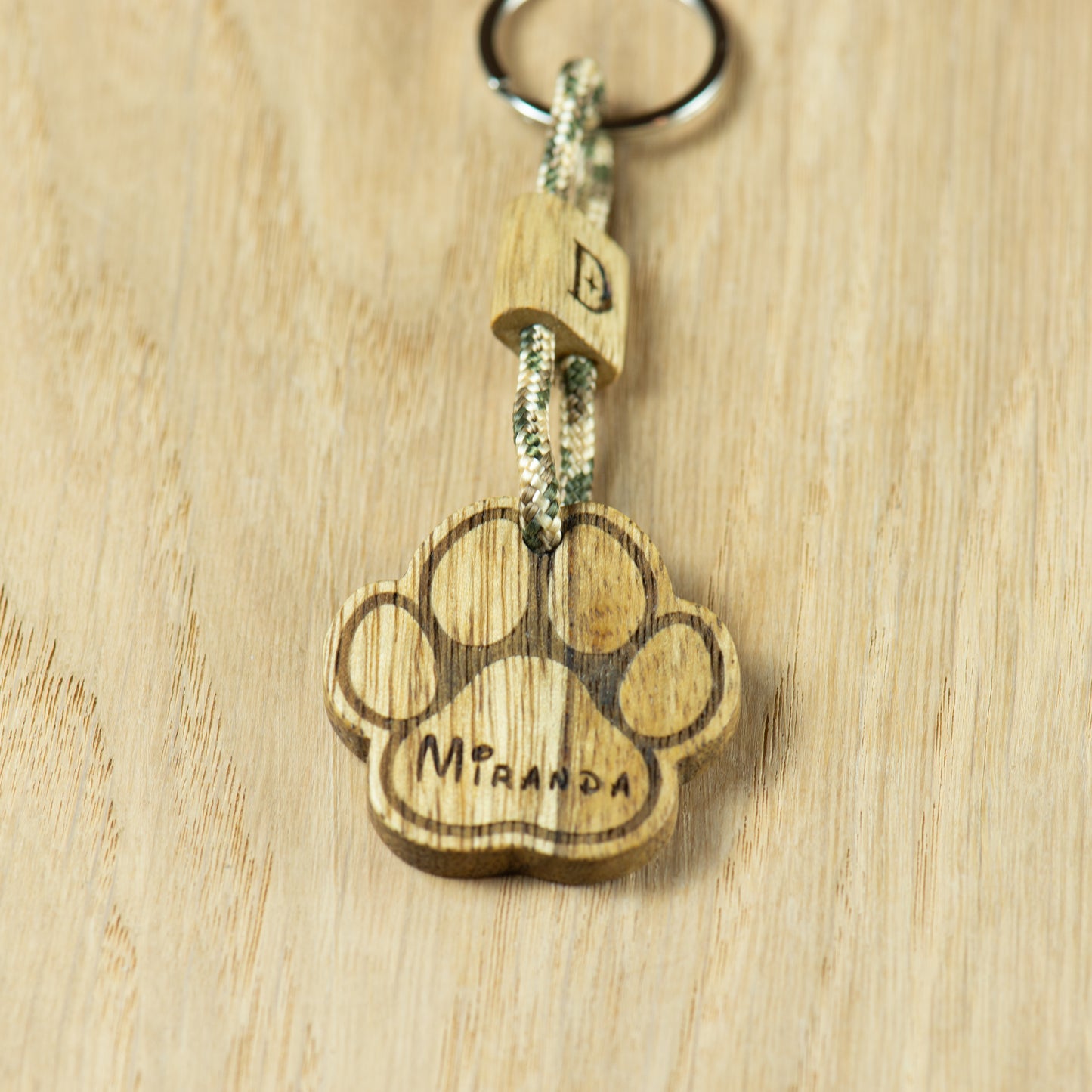 Portachiavi Pet – Cane in Korina Wood