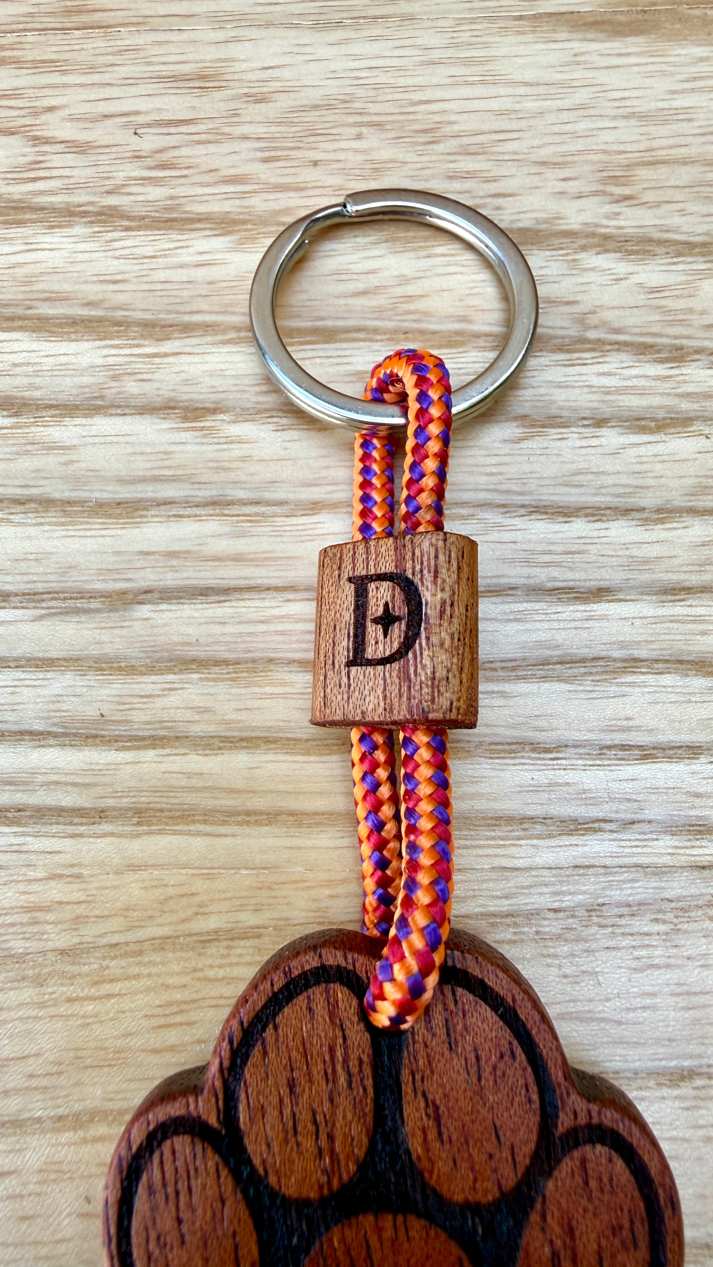 Portachiavi Pet – Cane in Mogano Kaya