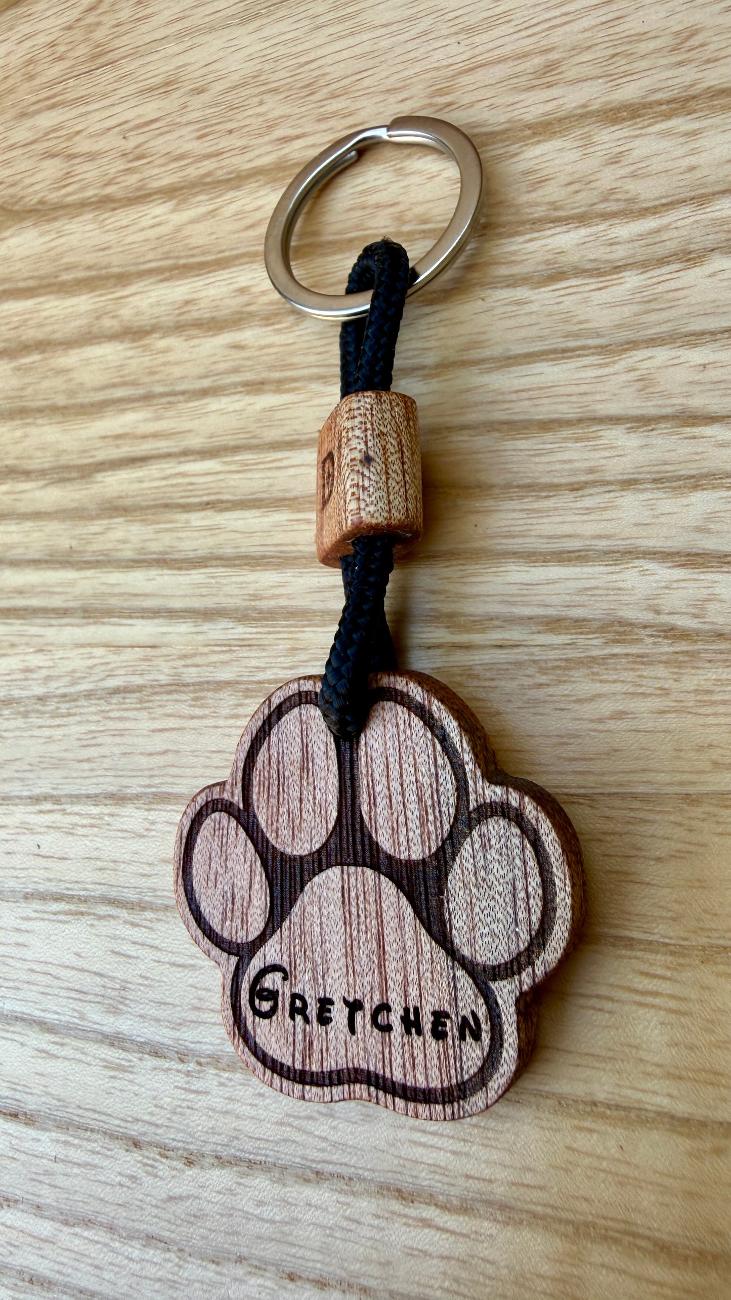 Portachiavi Pet – Cane in Okoumè