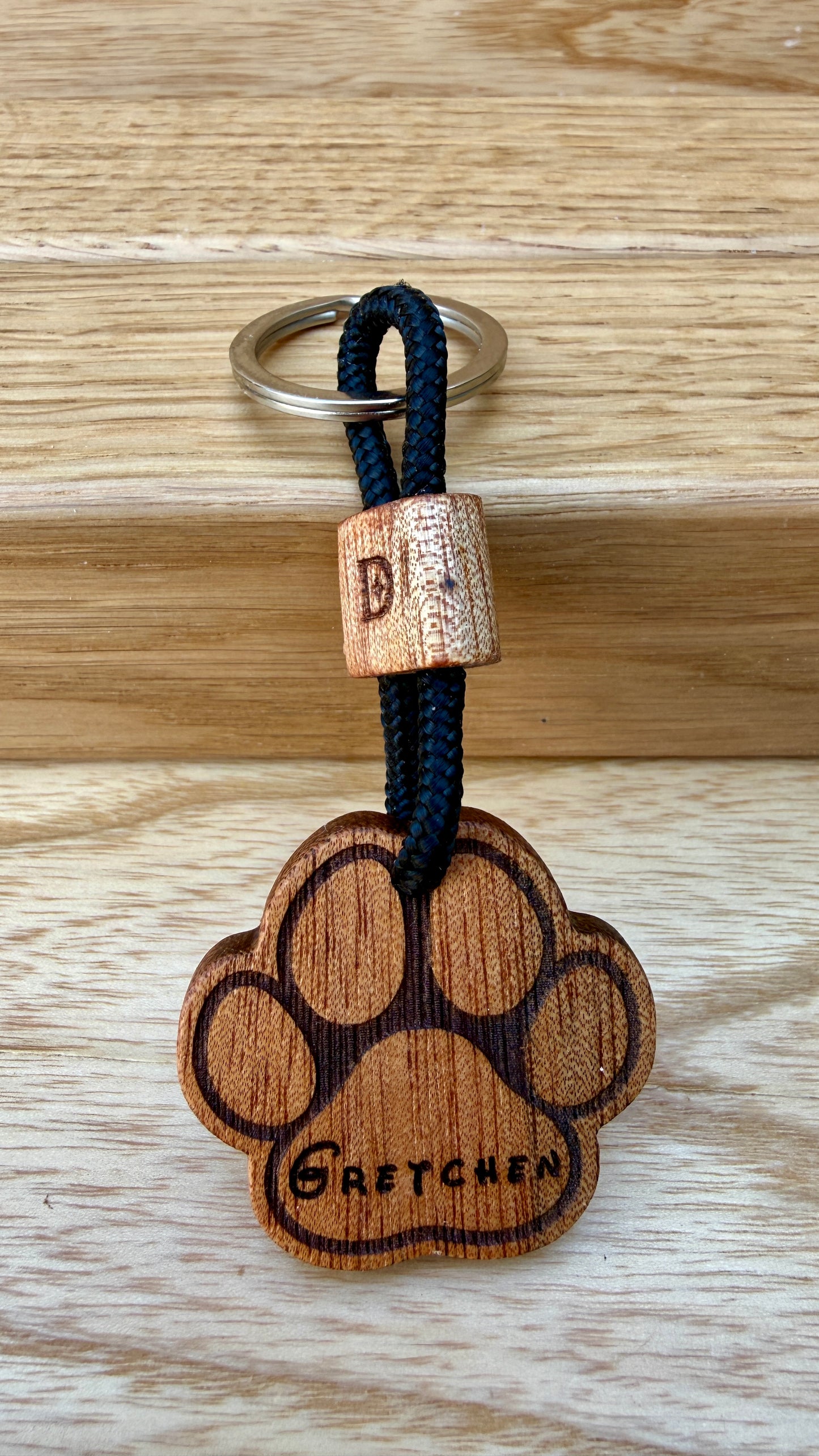 Portachiavi Pet – Cane in Okoumè