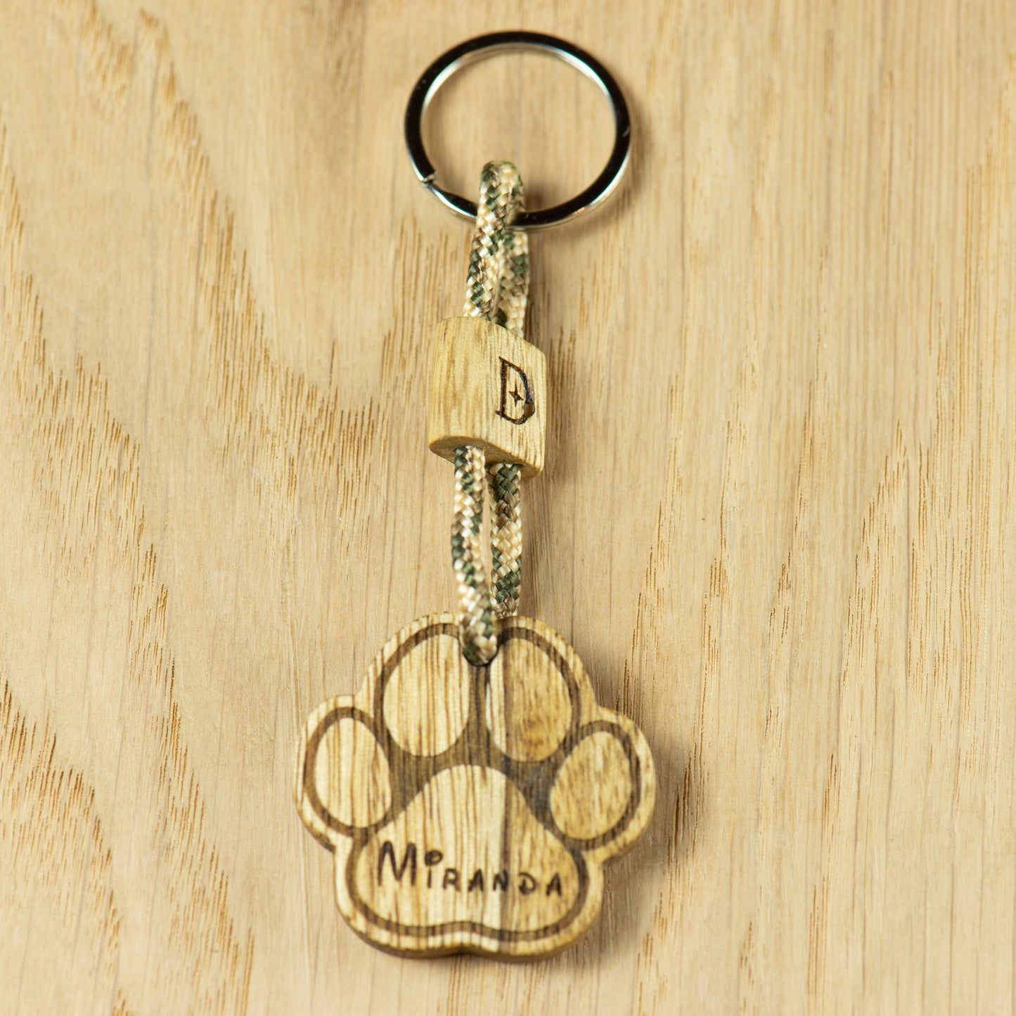 Portachiavi Pet – Cane in Korina Wood