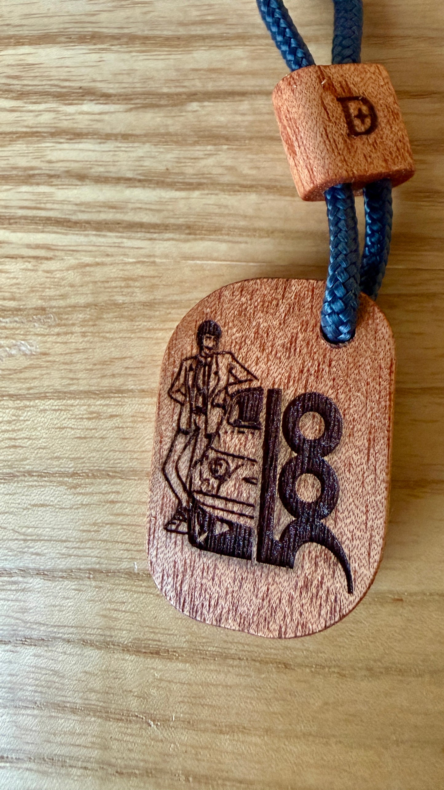 Portachiavi in legno “500 classica e Lupin III”